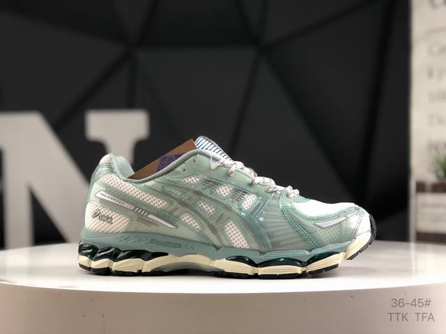 亚瑟士 Asics Gel-Kayano 12.1 纯原版本亚瑟士运动休闲透气专业跑鞋 采用工程弹性双层再生针织密度鞋面材质 后跟3D可视Gel缓震乳胶物料 升