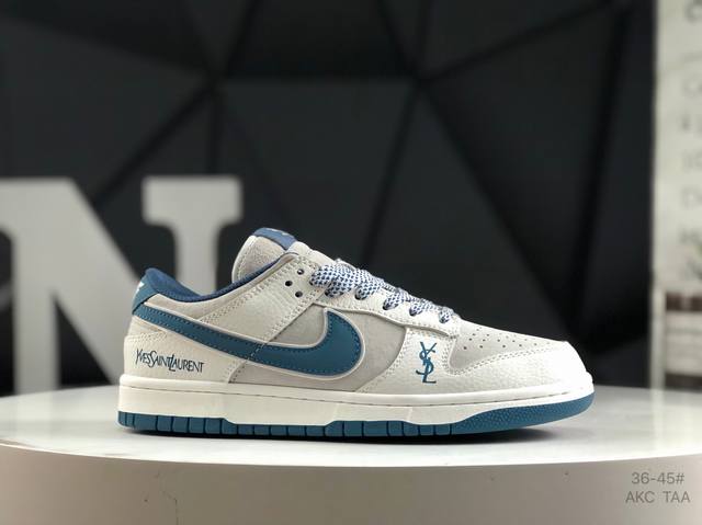真标带半码 耐克 Nike Sb Dunk Low 圣罗兰三钩联名 性价比天花板 尝鲜先行版 原装头层材料 独家版型蒸餾加工 帶來的是更好的视觉和脚感体验 大厂