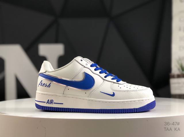 耐克 Air Force 1 Low’07 空军一号低帮休闲板鞋 定制皮料 原楦原纸板 纯正空军版型 内置全掌气垫 货号：Cw2288-111 尺码：如图所示