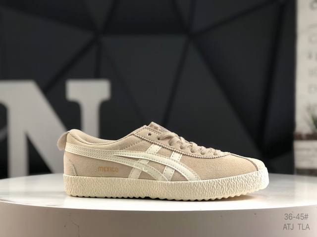 真标带半码亚瑟士 Onitsuka Tiger鬼冢虎 Mexico Delegation休闲运动板鞋 货号：1183B954-250 尺码：36-45 半 At