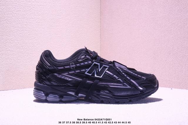 New Balance M1906Af 解构黑武士 Nb新百伦潮流复古织物皮革减震防滑耐磨轻便低帮跑步鞋 原档数据独立私模大底 唯一正确六层组合大底 Rb前软后