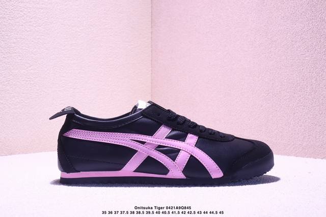 Asics 亚瑟士 男女鞋真标半码制 配足弓鞋垫 日产经典老牌-鬼塚虎 Onitsuka Tiger Mexico 66经典墨西哥系列复古经典百搭板鞋休闲运动鞋
