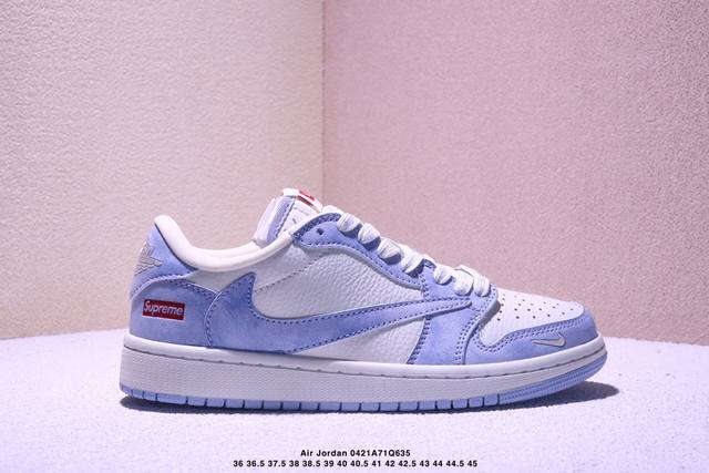 海外爆款限量发售！公司级 Travis Scott X Fragment Design X Jordan Air Jordan 1 Low Og Sp “Sup