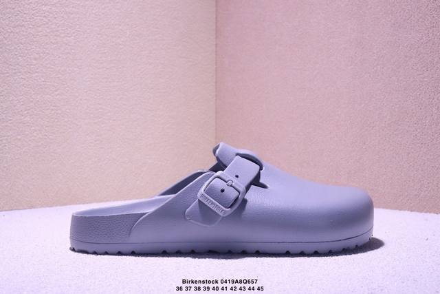 德国百年知名鞋履品牌 博肯Birkenstock Zurich系列牛皮革 双扣时尚凉拖 勃肯半拖凉鞋系列 亲肤透气的人造革，搭配可调节鞋扣提升穿着舒适度，人体工