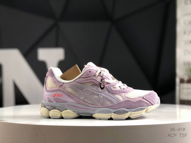 亚瑟士 Asics Gel-Kayano 14 公司级版本 亚瑟士运动休闲透气专业跑鞋 采用工程弹性双层再生针织密度鞋面材质 后跟3D可视Gel缓震乳胶物料 升
