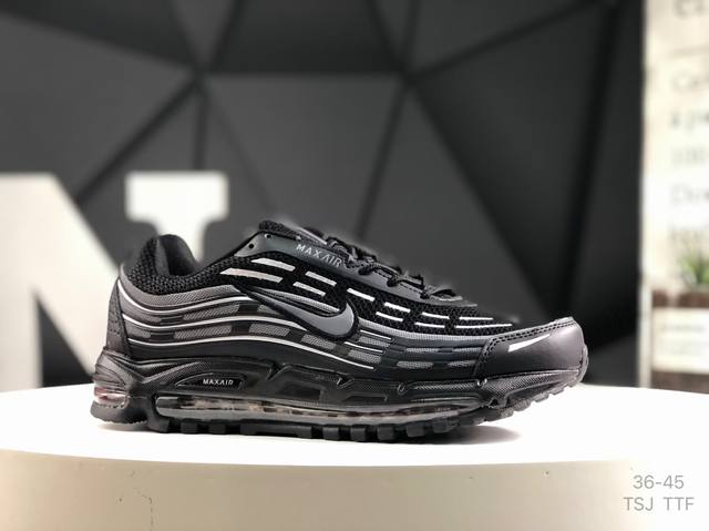 真标Nike耐克Air Max 97 Ess 子弹 2代系列 全掌气垫缓震性能运动跑步鞋 货号：5805 11 尺码：如图右下角所示 Tsj Ttf