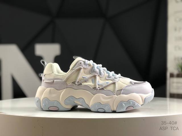 Fila 斐乐 Fluid 5 猫爪5.0 简约舒适 防滑耐磨低帮老爹鞋 货号:F12W522111Fss 尺码:35 36 36.5 37.5 38 38.5