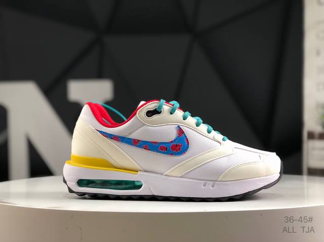 原150降130 公司级带半码 耐克 Nike Air Max Dawn 黎明系列低帮气垫百搭休闲运动慢跑鞋 采用柔软翻毛皮和透气梭织材料打造利落鞋面 中底和鞋