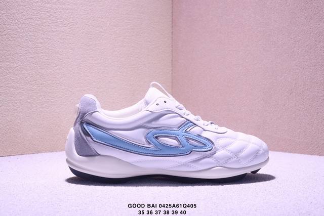 公司级 Good Bai 白敬亭同款 复古时尚流浪鞋 广东大厂货 2025春夏新品网纹格 赛车鞋设计搭配做旧效果 是又酷又浪漫 千禧复古感 脚感特别 轻盈舒适~