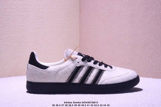 公司级阿迪达斯三叶草Adidas Originals Samba Og桑巴舞系列绅士德训足球风百搭低帮休闲运动板鞋 货号: 尺码:36 36.5 37 38 3