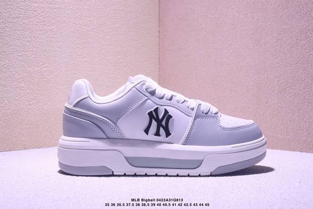 公司级Mlb 复古风格美国职业棒球大联盟 Bigball Chunky Denim 系列 复古增高休闲老爹鞋 货号:3Ashd045N 尺码:36 36.5 3