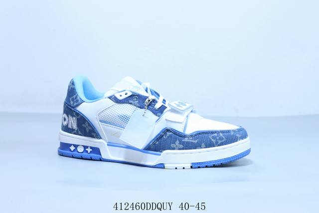 Lv路易威登Louis Vuitton Trainer Sneaker Low休闲运动文化百搭篮球鞋 41 Ddquy 40-45