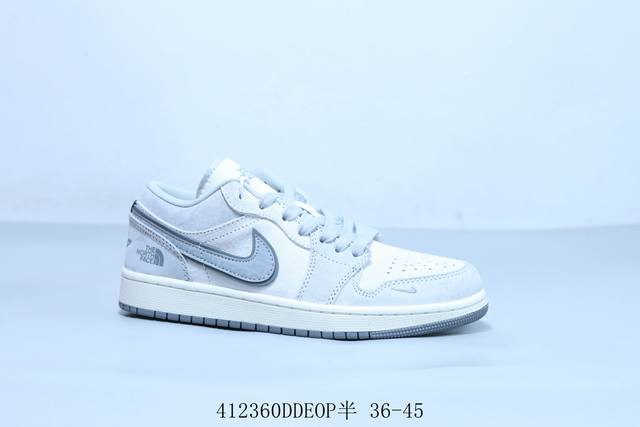 乔丹Air Jordan 1 Low Aj1 乔1低帮复古文化休闲运动篮球鞋 北面联名 货号 Dm5688-111 41 Ddeop半 36-45