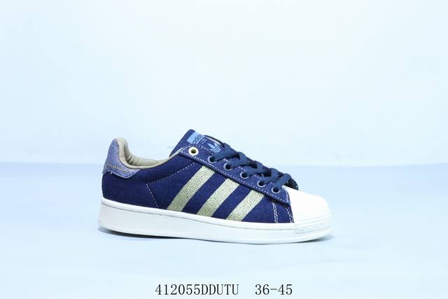 阿迪达斯Adidas三叶草 Originals Superstar 贝壳头系列低帮经典百搭休闲运动板鞋 货号 Jh5577 412055Ddutu 36-45