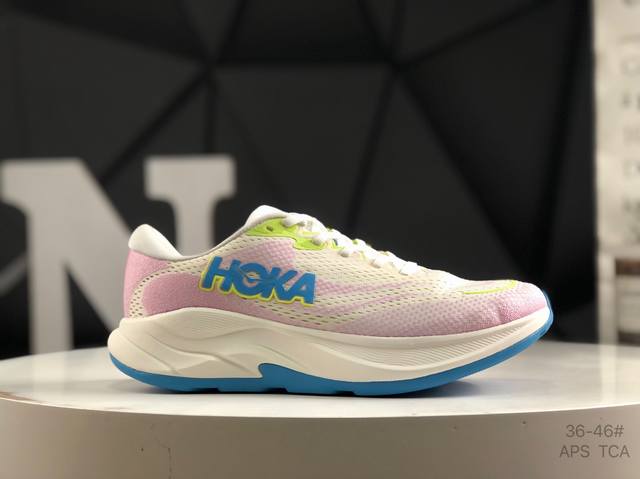 公司级带半码小红书推荐 Hoka M Rincon 4全新配色 这个品牌来自于新西兰的毛利语，Hoka表示大地，One One表示飞越，连起来就是飞越地平线，O