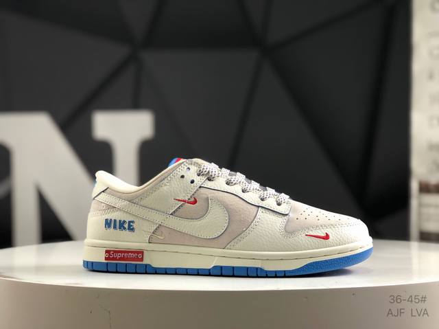 公司级带半码 耐克 Nike Dunk Low 复古板鞋，尽情迈步，彰显个性风采。采用牛柔软皮革鞋面，经久耐穿，塑就如元年款 Dunk 般的复古质感。鞋头透气孔