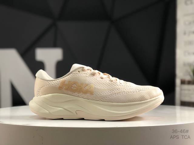 公司级带半码小红书推荐 Hoka M Rincon 4全新配色 这个品牌来自于新西兰的毛利语，Hoka表示大地，One One表示飞越，连起来就是飞越地平线，O