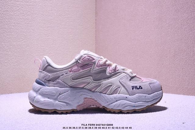 公司级Fila 斐乐蕨草鞋Fern女鞋运动鞋 新款户外老爹鞋反光休闲鞋 货号:F12W331101Fbs 尺码:35.5 36 36.5 37.5 38 38.