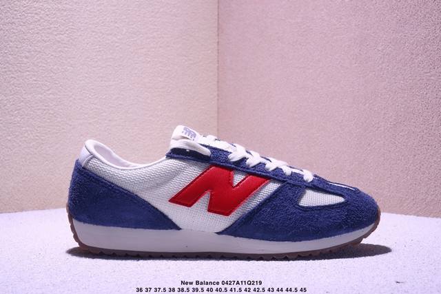 New Balance Nb471 471系列织物牛剖层革生活休闲鞋 New Balance 471鞋款的诞生 不仅承载着New Balance对复古薄底跑鞋的