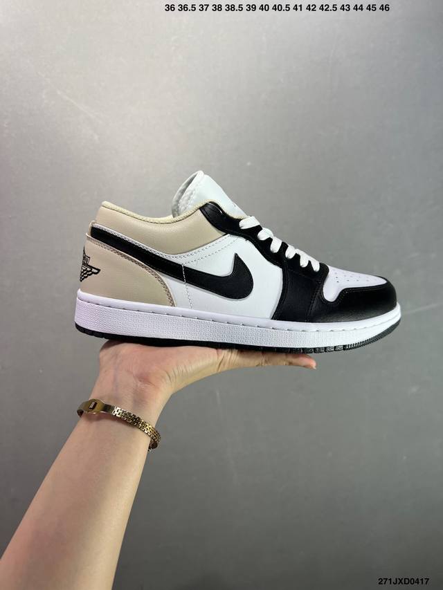 公司级Air Jordan 1 Low Aj1乔1低帮休闲板鞋 同步官方配色 市场唯一独家头层皮打造 原鞋原档案开发 原厂皮料 原档冲孔鞋头 正确满胶鞋垫 四线