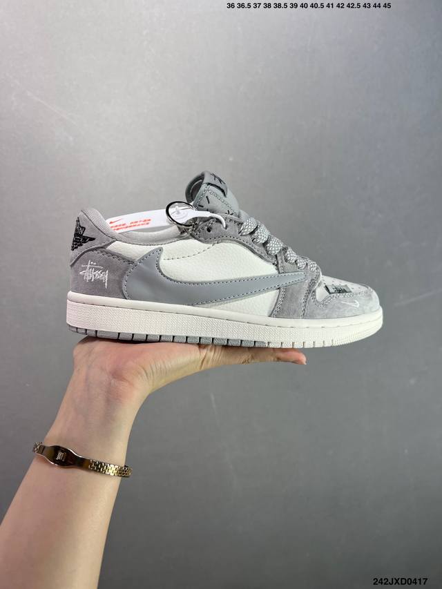 公司级Nike Air Jordan 1 Low 定制配色 定制Aj联名-高端定制 低帮复古文化板鞋 #定制鞋盒 大厂纯原品质出货 超高清洁度 皮料切割干净无任