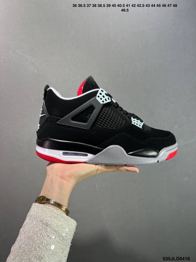 公司级Aj4 Air Jordan 4 Retro ” Infrared “ Aj4乔4 男子文化篮球鞋 大厂出品 主力合作工厂p 全新模具开发 纯正4代正确鞋