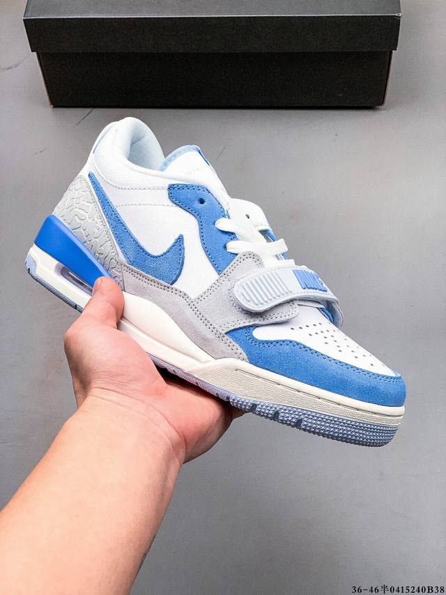 公司级头层！乔丹 Jordan Legacy 312 Low 乔312 混合版本低帮休闲运动篮球鞋 0415 B38