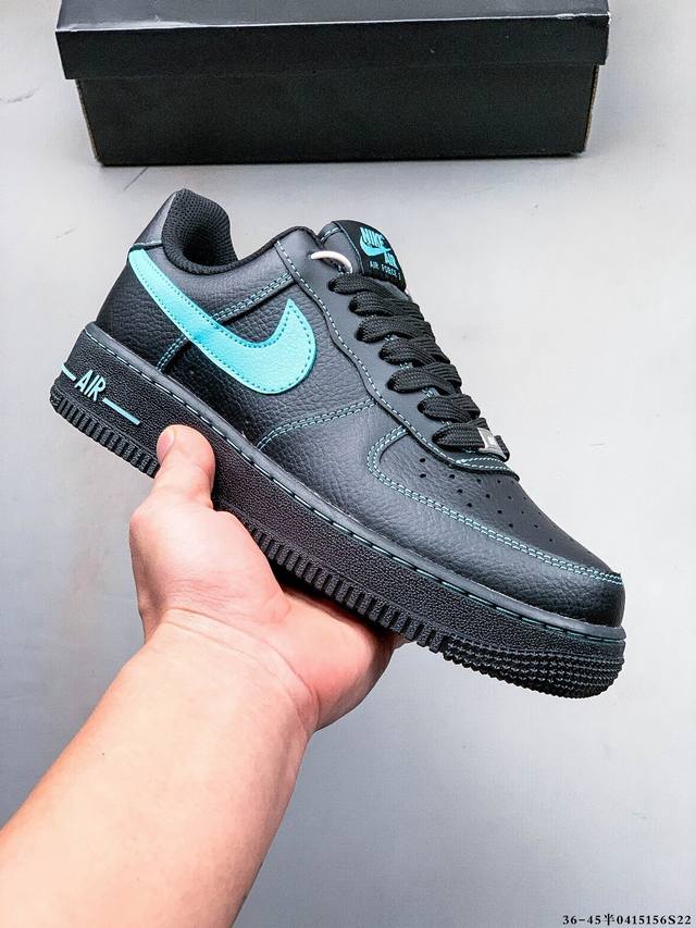 集图 二层真标！耐克Nike Air Force 1 Low 空军一号低帮经典百搭休闲板鞋 0415156S22