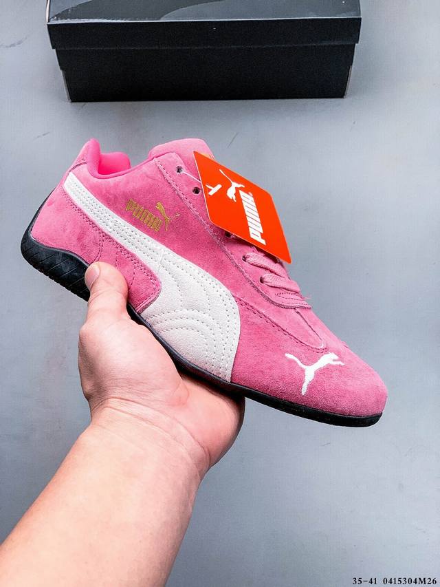 puma Speedcat The Open Yy彪马 防滑耐磨时尚运动休闲鞋 支持侧踏时的踏步工作 即使在健身房等使用环境中也能确保透气性 像吸盘一样的设计是
