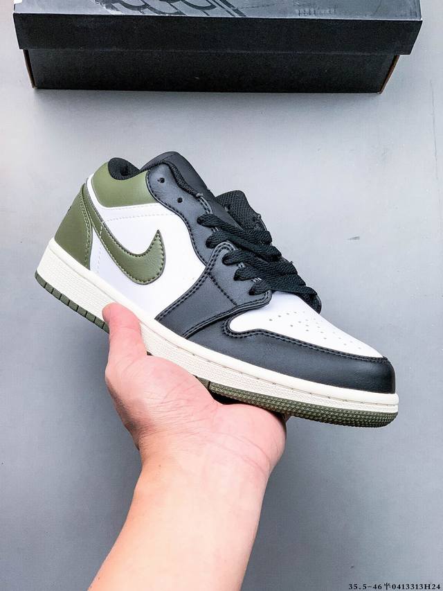 集图 头层真标！耐克Nike Air Jordan Low 1 乔1低帮经典休闲鞋 0413313H24