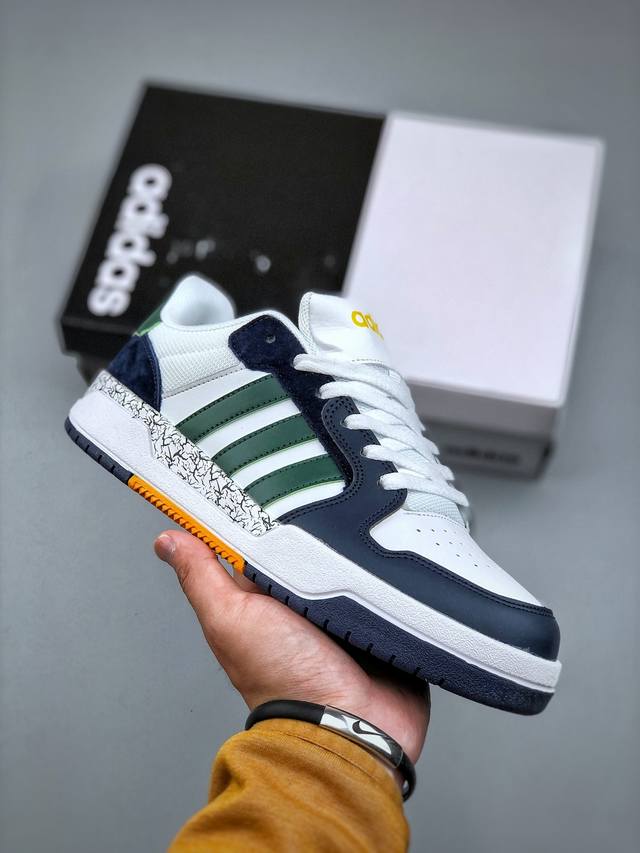 Adidas Neo Entrap Low追赶系列轻便休闲运动百搭板鞋 Ji2546 尺码：36-45 半