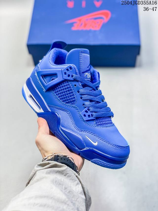 Off-White X Air Jordan 4 Retro Cream Sail 迈克尔 乔丹Aj4代中帮复古休闲运动文化篮球鞋。采用进口丝光头层磨砂麂皮及原