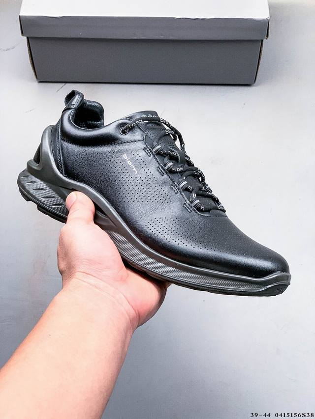 公司级！Ecco Men's Classic Lisbon Lace 爱步 街头趣闯系列系带休闲鞋 代工原单品质#轻盈发泡橡胶鞋底#欧索莱吸汗去臭脚垫 0415