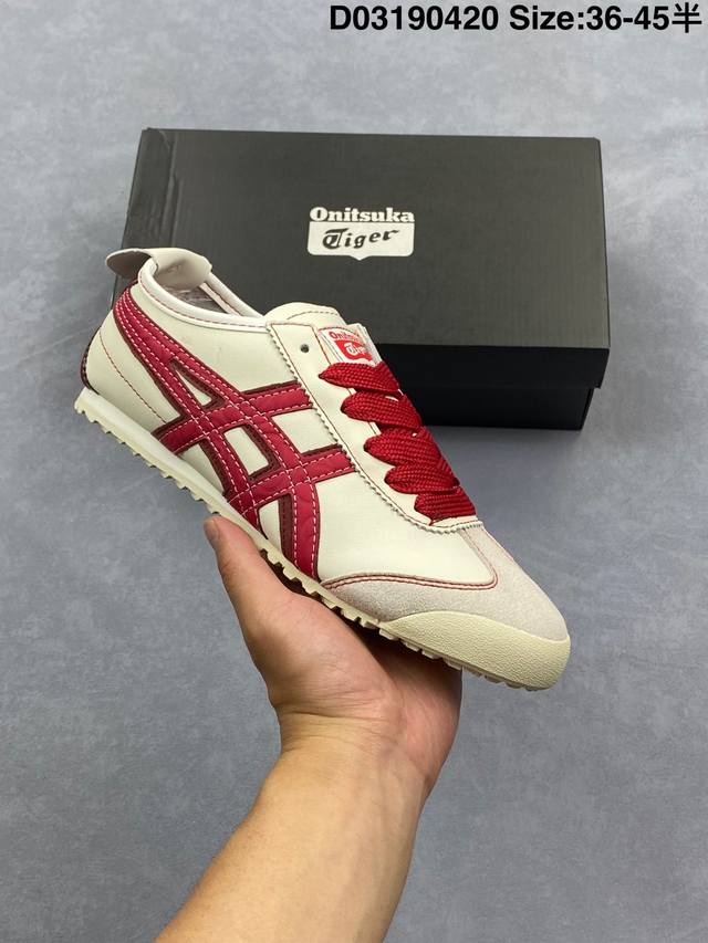 真标Onitsuka Tiger Mexico 66 Nippon Made 鬼冢虎手工鞋系列 货号:1183C380-001 Size:35.5 36 37