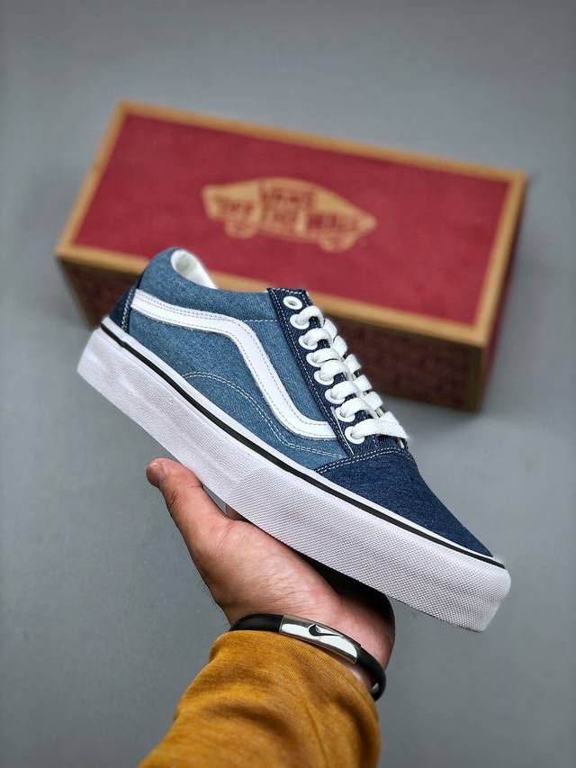 Vans范斯官方旗舰官网织坤联名万斯名尚鞋男低帮牛仔蓝 尺码：35 36 36.5 37 38 38.5 39 40 40.5 41 42 42.5 43 44