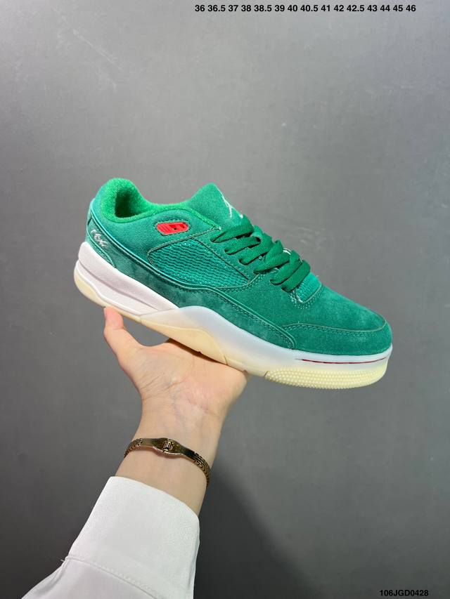 Who Decides War X Nike Jordan Flight Court Ate 搭防滑耐磨 低帮 耐克复古篮球鞋 货号:Hf3255-003 尺码