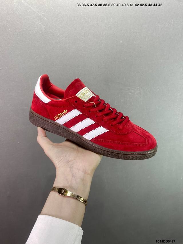 阿迪达斯Adidas Originals Handball Spzl 手球运动员系列百搭休闲运动板鞋 货号:Fv1227 尺码：36 36 37 38 38 3