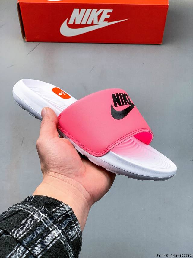 集图 Nike Victori One Slide 耐克经典运动休闲沙滩拖鞋 0426127J12