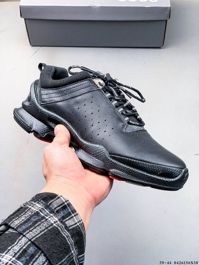 集图 公司级！Ecco Men's Classic Lisbon Lace 爱步 街头趣闯系列系带休闲鞋 代工原单品质#轻盈发泡橡胶鞋底#欧索莱吸汗去臭脚垫 0