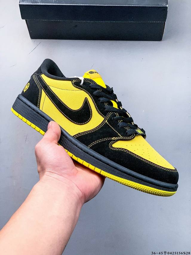公司级头层！耐克Nike Air Jordan 1 Low Aj1 乔1 低帮潮流运动休闲板鞋。Aj1 低帮拼接 完美版型真头层牛皮# 内置缓震气垫 原鞋开模