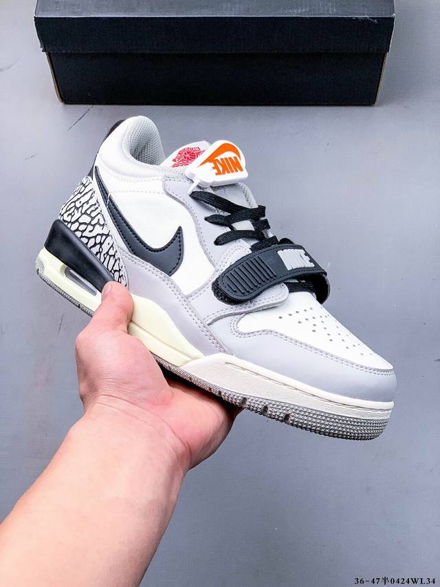 公司级头层！乔丹 Jordan Legacy 312 Low 乔312 混合版本低帮休闲运动篮球鞋 0424Wl34