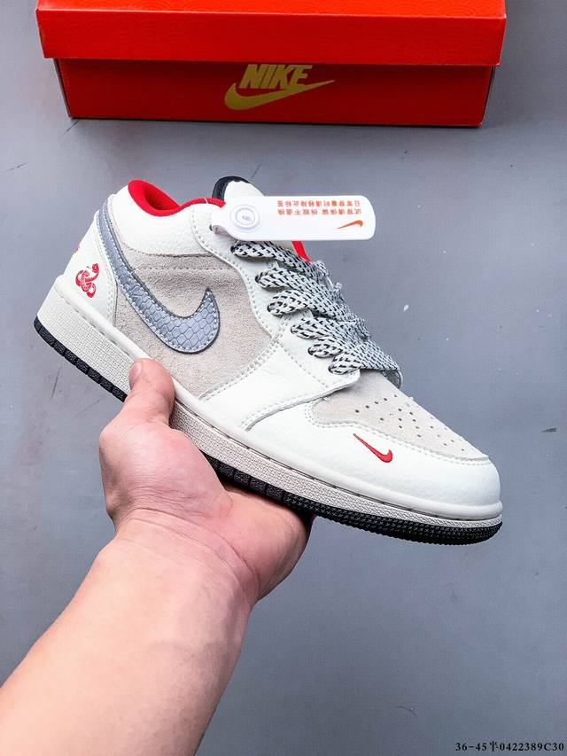 公司级头层！耐克Nike Air Jordan 1 Low Aj1乔1 低帮潮流缓运动休闲板鞋。Aj1 低帮拼接 完美版型真头层牛皮# 内置缓震气垫 原鞋开模