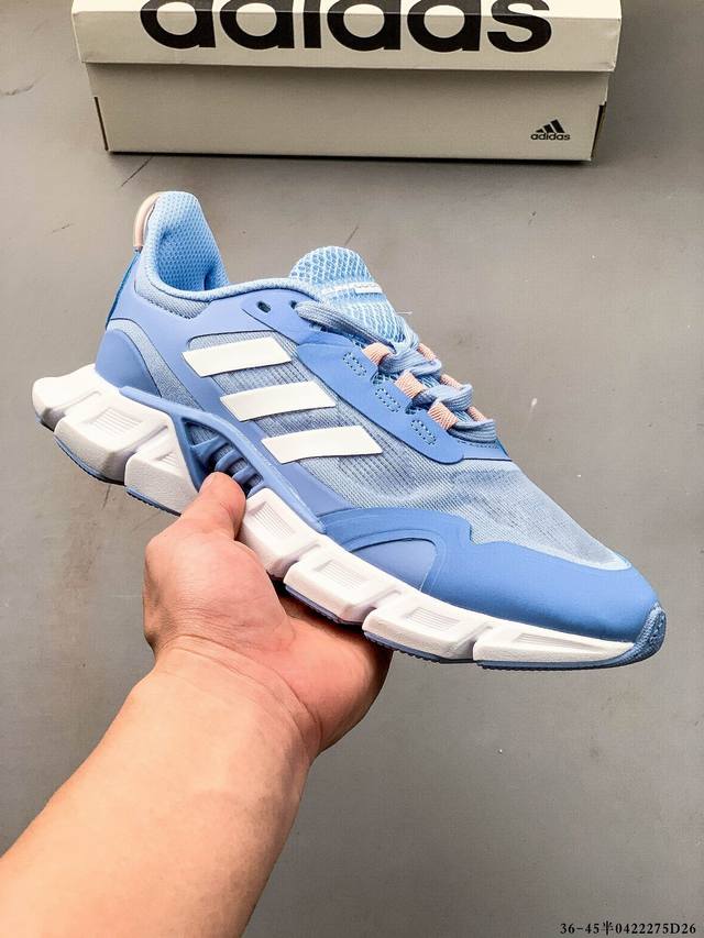 集图 公司级！Adidas Climacool 阿迪达斯清风高弹系列超轻量休闲运动慢跑鞋 升级原纸版数据开发 超轻透气网织鞋面 货号:If0639 042227