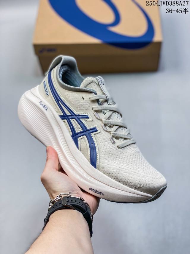 真标带半码 Asics亚瑟士Nimbus27 N26跑鞋男跑步鞋运动鞋马拉松轻便透气竞速 尺码：见图 编码：04Jvd388A27