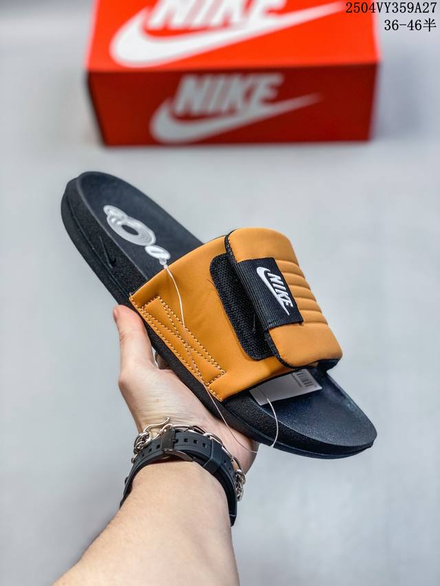 耐克 Nike Offcourt Adjust Slide 男女子拖鞋缓震 夏季 魔术贴 沙滩运动防水凉拖鞋 家居休闲拖鞋 类型：男女鞋 货号：Dv1033 尺