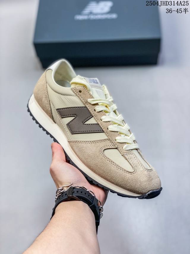 New Balance Nb 471织物牛剖层革 复古时尚防滑耐磨 低帮生活休闲鞋男女同款米紫 货号：U471Ai 鞋码：36-45半码 编码：04Jhd314