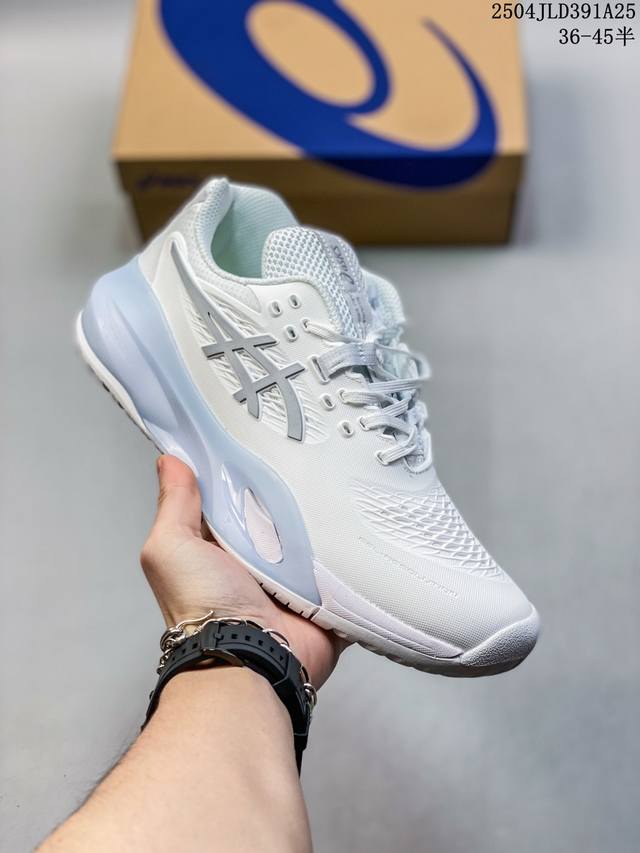 真标带半码 Asics Gel-Resolution X 舒适 防滑耐磨 低帮 尺码：见图 编码：04Jld391A25