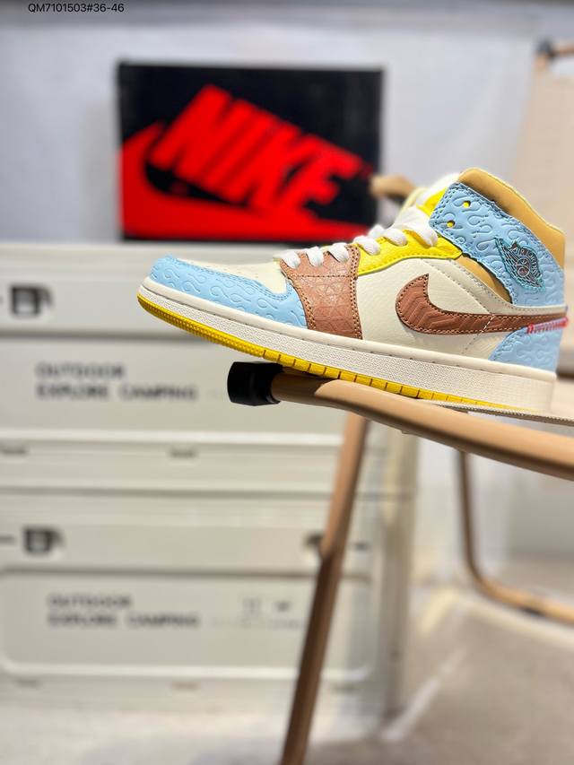 Air Jordan 1 Mid Aj1乔丹一代经典复古文化休闲运动篮球鞋Cu2804 Qm7101503#36-46
