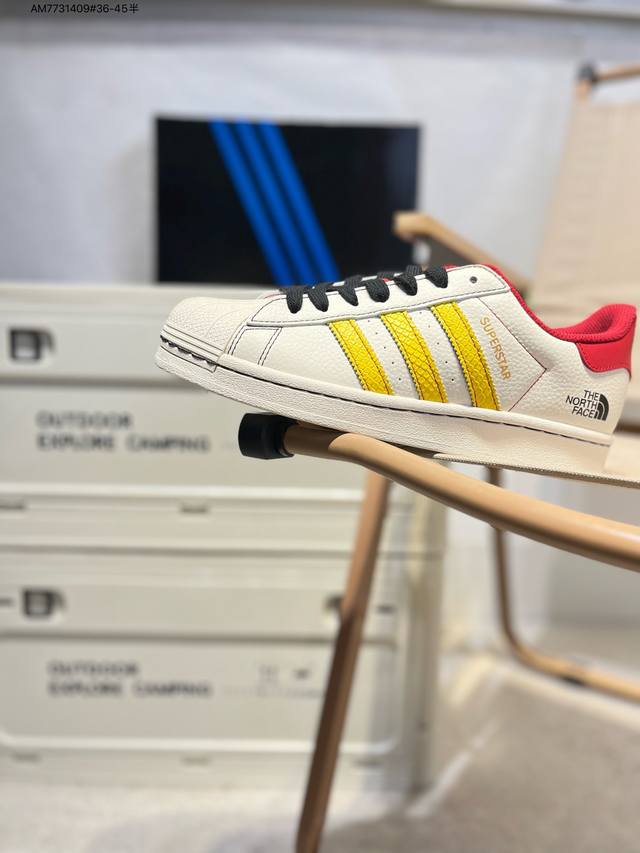 北面 X Adidas Originals Superstar Al经典配色 经典贝壳头官网同步 实拍首发渠道正品订单 诠释市场最高工艺水平区别市面普通真标版本
