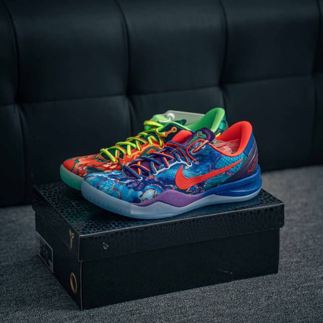 核心私 Nike Kobe Vi protro 6 科比6代 道奇限定 男子实战篮球鞋 #protro复刻版开发货品 全鞋身材料卡色独家定制 Swoosh 蛇鳞